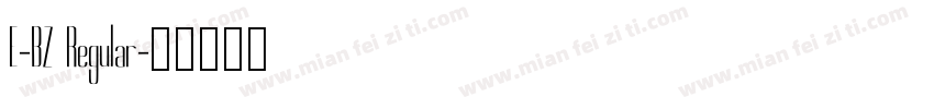 E-BZ Regular字体转换